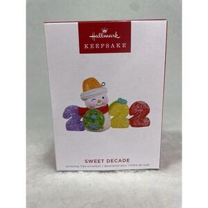 Hallmark Keepsake 2022 Sweet Decade Ornament 3rd in Series